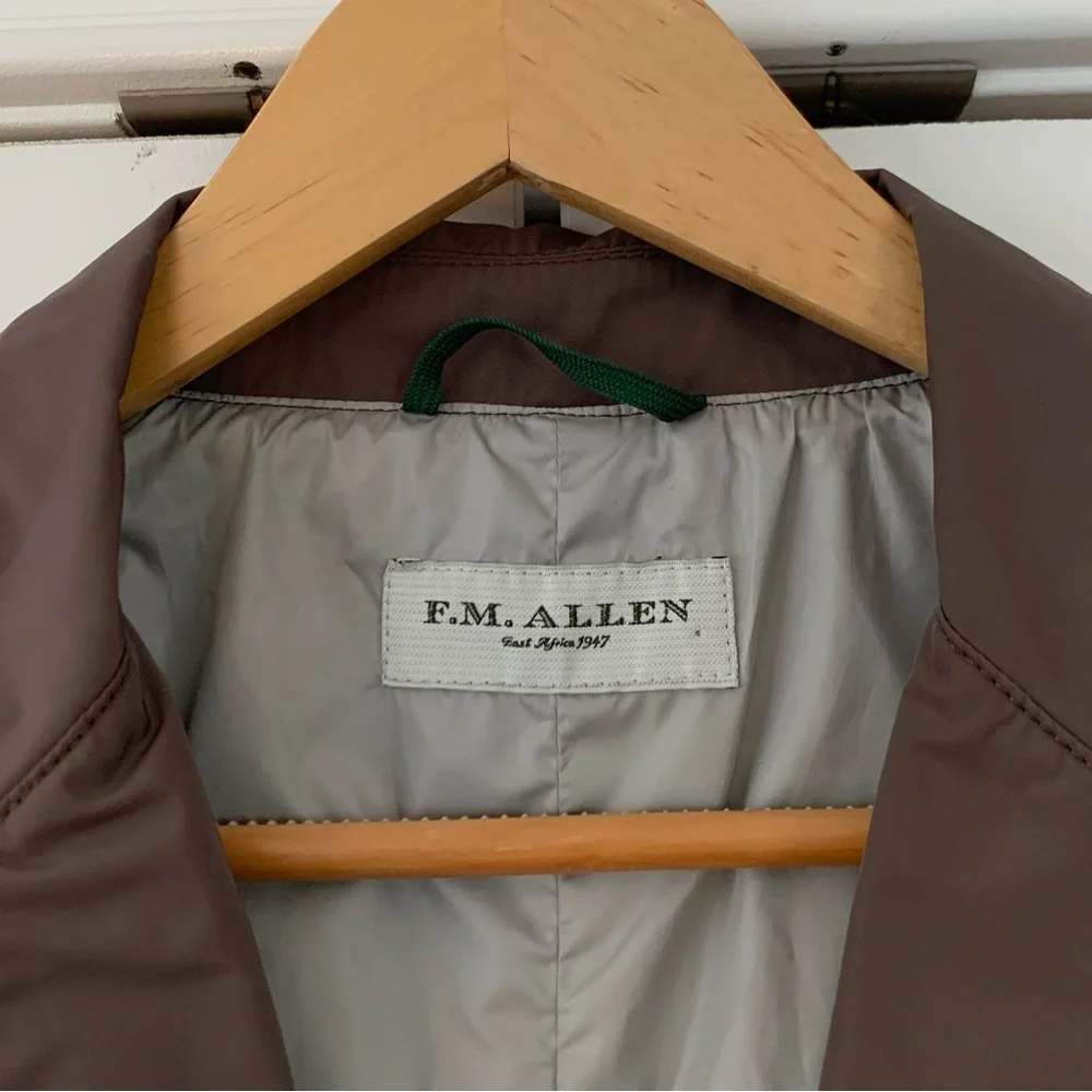 FM Allen Jacket Safari Hunting Blazer Casual Travel Patch Pocket Size Small